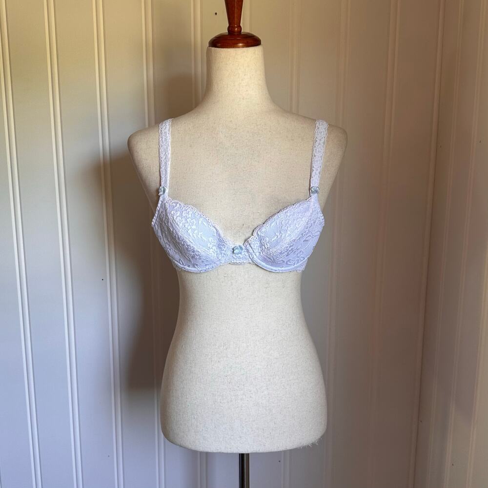 Vintage 90s Playtex Lace Bra 36A
